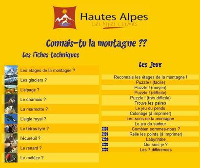 http://www.holidays-alps.com/fileadmin/ete/FR/enfants/jeux/connais.htm http://www.holidays-alps.com/fileadmin/ete/FR/enfants/jeux/connais.htm