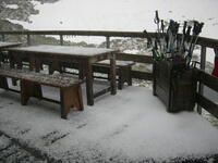 La grêle au refuge Pinet La grêle au refuge Pinet