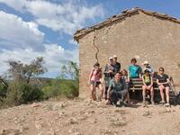Le groupe devant l'ermitage de San Marco Le groupe devant l'ermitage de San Marco